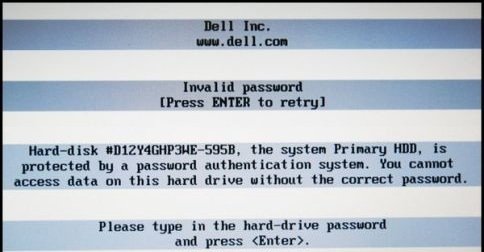 Dell 595B Bios Password