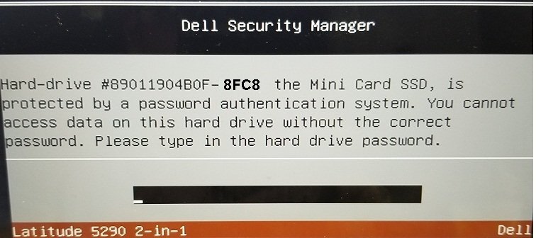 Dell 8FC8 HDD Password